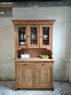 Brocante antieke gfrenen buffetkast 2 delig commode, Ophalen of Verzenden