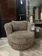 Draaifauteuil teddy stof, Huis en Inrichting, Fauteuils, Ophalen, 75 tot 100 cm, Zo goed als nieuw, 75 tot 100 cm