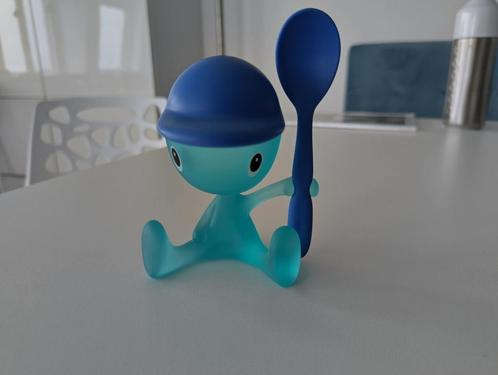 alessi eierdop Cico - ASG23 AZ - Blauw - door Stefano Giovan, Huis en Inrichting, Keuken | Servies, Zo goed als nieuw, Overige typen