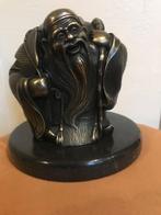 bronzen beeld van een Chinese wijsgeer, Ophalen of Verzenden