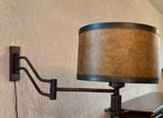 Wandlamp met draaiarm, Huis en Inrichting, Lampen | Wandlampen, Ophalen, Gebruikt, Metaal