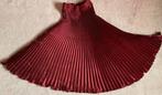 Nieuw! Super mooie plissee rok, bordeaux rood satijn 38.  40, Maat 38/40 (M), Overige kleuren, Nieuw, Ophalen of Verzenden