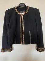 Elisabetta Franchi zwart jasje nieuw it m 44 nl m 38, Maat 38/40 (M), Verzenden, Zwart, Nieuw
