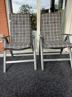 Tuinstoelen Hartman inclusief kusssens, Tuin en Terras, Tuinstoelen, Ophalen, Zo goed als nieuw, Aluminium, Verstelbaar