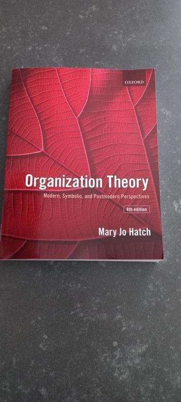 Organization Theory - Mary Jo Hatch beschikbaar voor biedingen