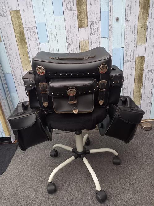 Leren Motor Tassen passend bij Honda Chopper, Motoren, Accessoires | Koffers en Tassen, Gebruikt, Ophalen