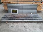 stalen golfplaten 86x274 cm, lambrisering, wandbekleding., Ophalen, Gebruikt, IJzer