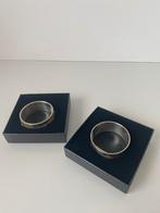 Servetringen - servetband rond filet- echt zilver 2 stuks, Antiek en Kunst, Antiek | Goud en Zilver, Ophalen of Verzenden, Zilver