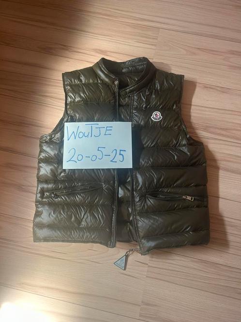Moncler bodywarmer, Kleding | Heren, Bodywarmers, Zo goed als nieuw, Zwart, Ophalen of Verzenden