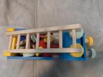 Houten Constructie Truck - 22 Delig -Hema, Kinderen en Baby's, Speelgoed | Houten speelgoed, Ophalen of Verzenden, Gebruikt, Overige typen