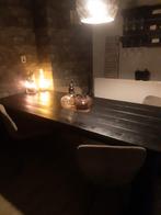 Tafel + 4 stoelen, Huis en Inrichting, Tafels | Eettafels, Ophalen, Gebruikt, 200 cm of meer, 50 tot 100 cm