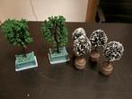 Kerstdorp Aankleding - Bomen, Bankjes, Prullenbakken, Diversen, Kerst, Ophalen of Verzenden, Gebruikt