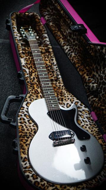 Gibson Les Paul Junior Bille Joe Armstrong - Silver Mist beschikbaar voor biedingen