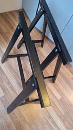 Ikea Oddvald schraag - zwart, Huis en Inrichting, Tafelpoot, Minder dan 50 cm, Gebruikt, Minder dan 50 cm