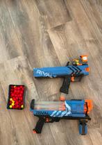 2 nerf rivals met balletjes, Ophalen of Verzenden, Zo goed als nieuw