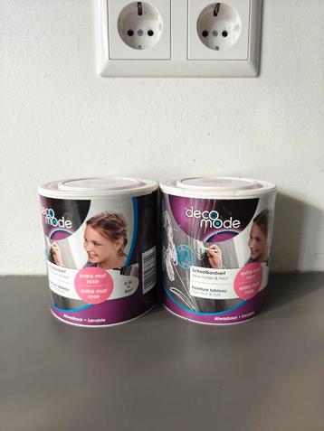 Deco Mode Schoolbordverf - Mat Roze - 1 Liter beschikbaar voor biedingen
