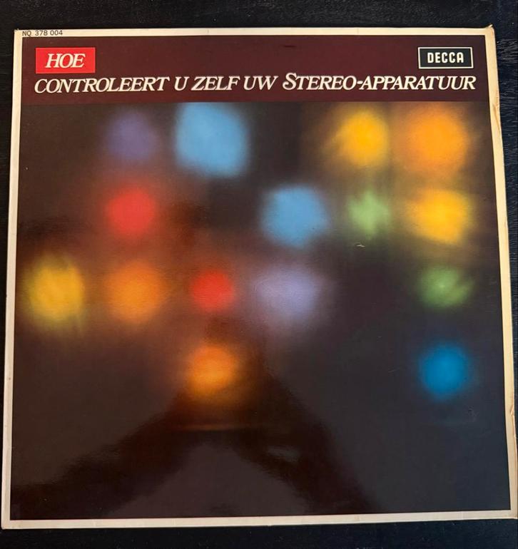 Decca Testplaat - Controleer Uw Stereo-Apparatuur, Audio, Tv en Foto, Platenspelers, Gebruikt, Platenspeler, Overige merken, Ophalen of Verzenden