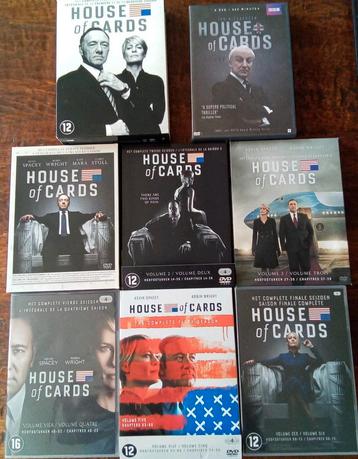 House of Cards complete serie 1 tm 6 + de BBC serie samen  beschikbaar voor biedingen