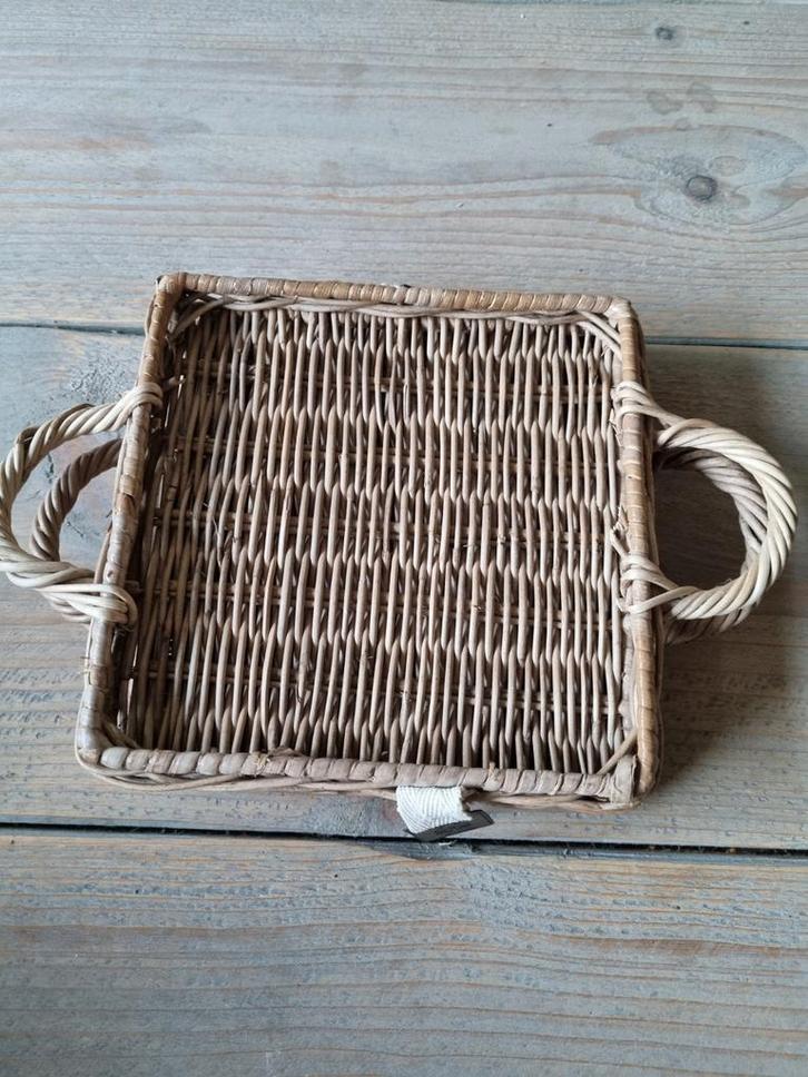 Riviera maison mini dienblad rustic rattan, Huis en Inrichting, Woonaccessoires | Dienbladen, Hout, Rechthoekig, Ophalen of Verzenden