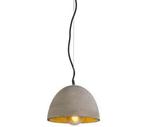 QAZQA Hanglamp Cupola beton, Ophalen, Zo goed als nieuw, Minder dan 50 cm
