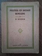H. Diemer - Politiek en sociale beweging [1918], Ophalen of Verzenden