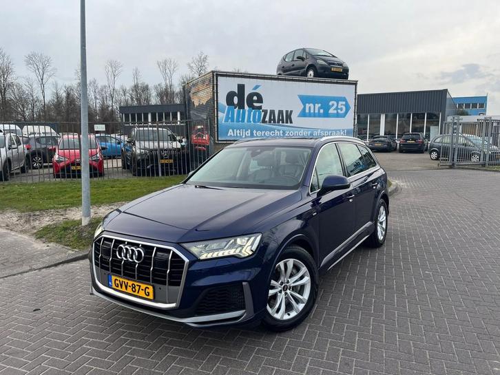 Audi Q7 55 TFSI e quattro Advanced |HUD|Soft close, Auto's, Audi, Bedrijf, Te koop, Q7, 4x4, ABS, Achteruitrijcamera, Airbags