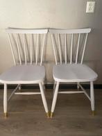 Twee hippe gerestylde eetkamerstoelen stoelen set eetkamer, Ophalen, Twee, Overige kleuren, Zo goed als nieuw