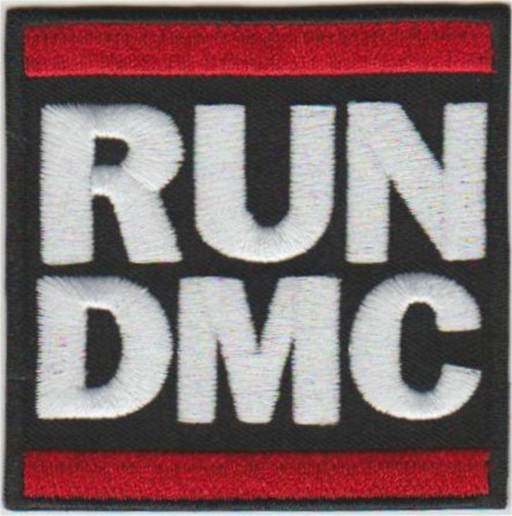 Run DMC stoffen opstrijk patch embleem, Verzamelen, Muziek, Artiesten en Beroemdheden, Nieuw, Kleding, Ophalen of Verzenden