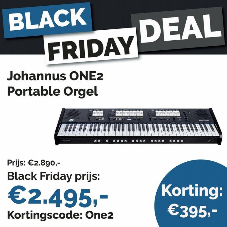 Johannus ONE2 Portable Orgel, Muziek en Instrumenten, Orgels, Nieuw, Orgel, 1 klavier, Ophalen of Verzenden