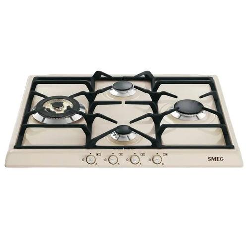 SMEG 60CM RETRO CORTINA SR764PO Inbouw gaskookplaat, Witgoed en Apparatuur, Kookplaten, Nieuw, Inbouw, Gas, 4 kookzones, Energieklasse A of zuiniger