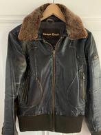 Stoere leren Jas, Goosecraft, Bruin, Ophalen of Verzenden, Zo goed als nieuw