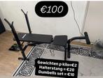gewichten/ dumbells / halter  , EZ/sportmaterialen, Ophalen, Gebruikt, Overige typen