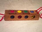 vintage houten puzzel CRAZY FOUR (3 spelvariaties), Antiek en Kunst, Antiek | Speelgoed, Ophalen of Verzenden