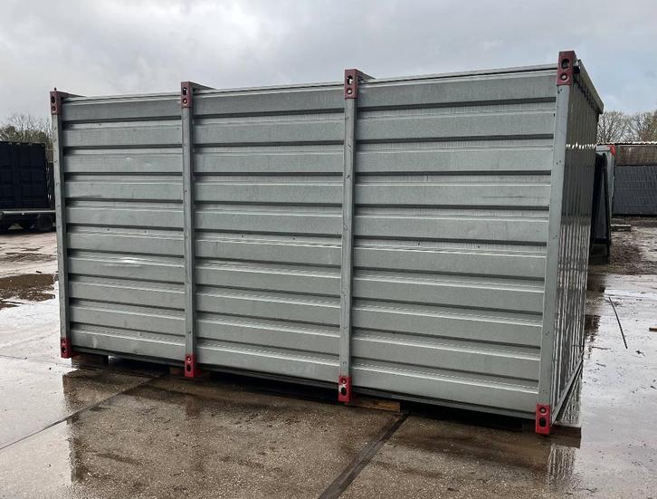 Demontabele opslagcontainer 400x220x220 tweedehands, Doe-het-zelf en Verbouw, Containers, Ophalen