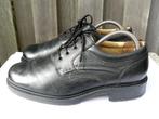 Clarks zwarte leren veterschoenen, maat 7 UK is maat 41 NL., Zwart, Clarks, Ophalen of Verzenden, Gedragen