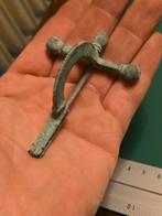 Brons kruisboogfibula  Romeinse fibulea mantelspeld, Antiek en Kunst, Ophalen of Verzenden