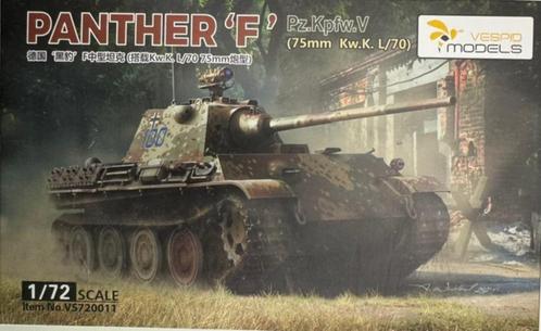 Coelianmodels, Vespid 720011, Panther F, 1/72, € 25,99, Hobby en Vrije tijd, Modelbouw | Auto's en Voertuigen, Nieuw, Tank, 1:50 of kleiner