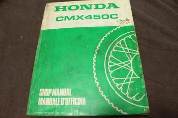 Honda CMX450 C 1987 motorcycle shop manual CMX 450 beschikbaar voor biedingen