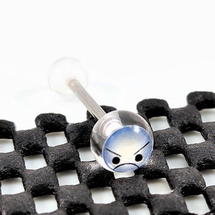 piercing, Sieraden, Tassen en Uiterlijk, Piercings, Nieuw, Tongpiercing, Staal, Verzenden