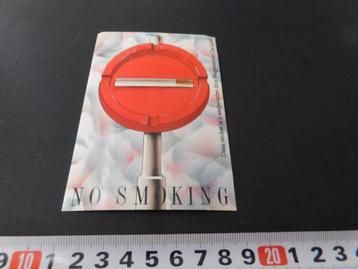 sticker NO SMOKING   Niet roken *  beschikbaar voor biedingen