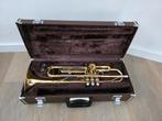 Trompet Yamaha YTR-2320E, Ophalen of Verzenden, Gebruikt, Koperblazer, Met koffer of draagtas