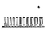 Doppenset lang Engels zeskant 1/4" 11-delig Force, Ophalen of Verzenden, Nieuw