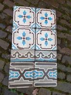 Antieke Vloertegels - Randtegels, Ophalen, Gebruikt, Keramiek, Minder dan 20 cm