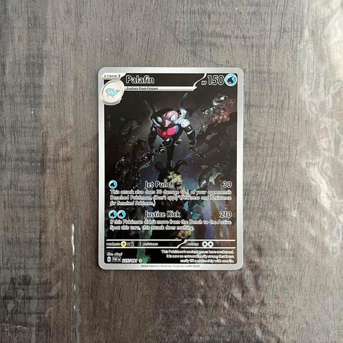 Palafin 225/091 AR, Hobby en Vrije tijd, Verzamelkaartspellen | Pokémon, Zo goed als nieuw, Ophalen of Verzenden