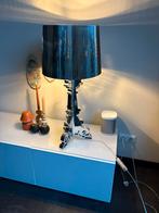Kartell Bourgie designlamp zilver in nieuwstaat, Huis en Inrichting, Ophalen, Zo goed als nieuw, 50 tot 75 cm