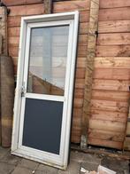 Kunstof kozijn met Deur  Thermopeen Dubbelglas., Ophalen of Verzenden, Kunststof, 75 tot 150 cm, Deurkozijn
