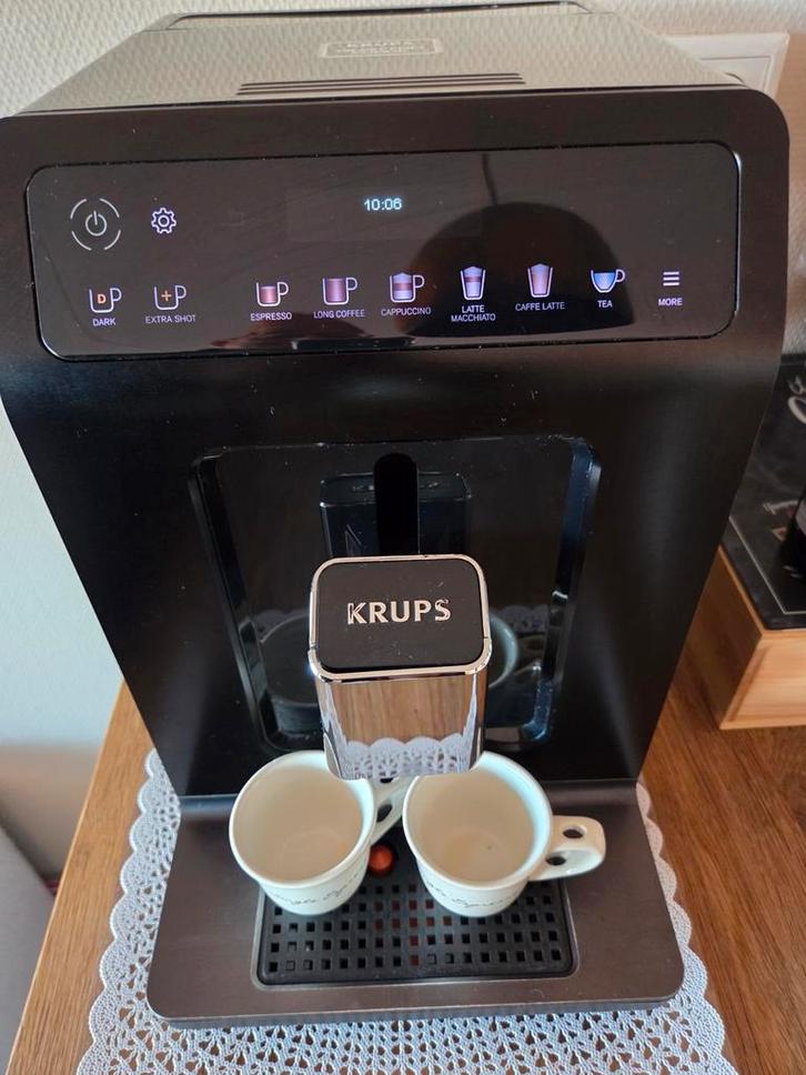 Krups koffie en espressomachine - Zo goed als nieuw!, Witgoed en Apparatuur, Koffiezetapparaten, Zo goed als nieuw, Gemalen koffie
