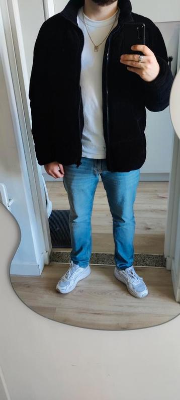 Winterjas zwart corduroy gewatteerd Urban Classics maat M beschikbaar voor biedingen