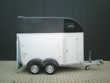 Humbaur 1,5 paards Single alu. Incl zadelkamer. Dec. 2023 beschikbaar voor biedingen