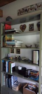lundia boekenkast hout groen 3 delen 200 cm hoog 306 breed, Huis en Inrichting, Kasten | Boekenkasten, Ophalen, Gebruikt, 200 cm of meer